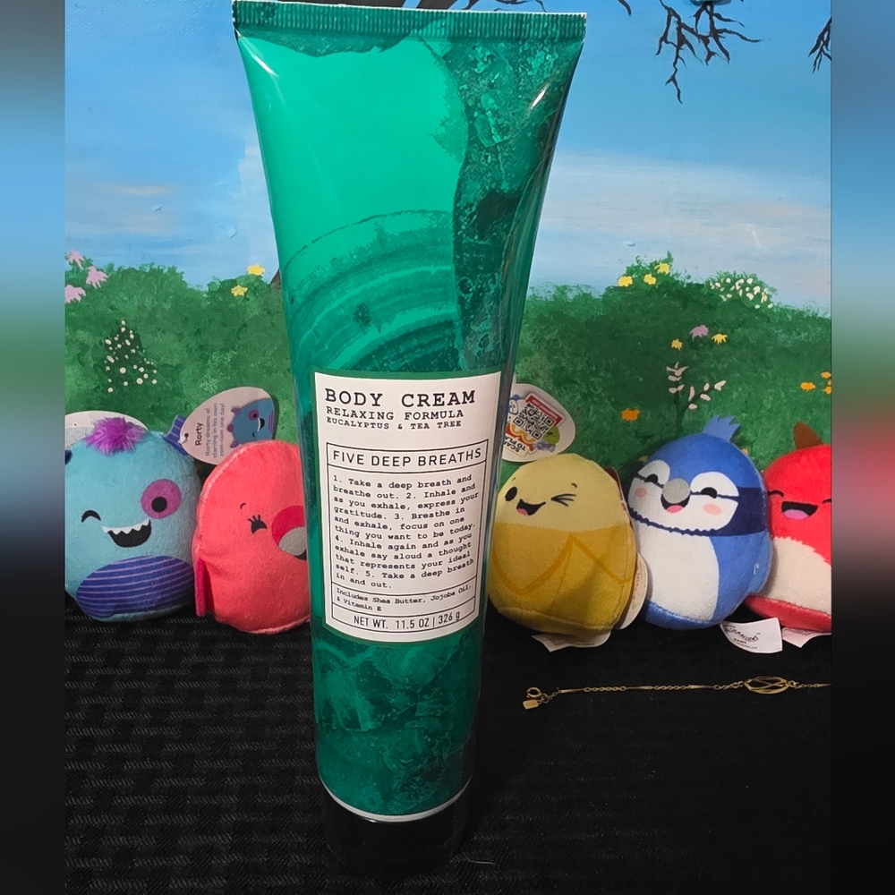 Refreshing Eucalyptus & Tea Tree Body Cream - Green